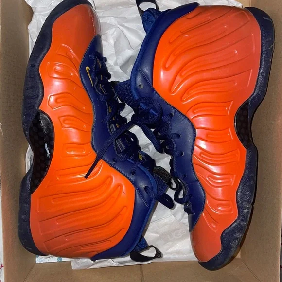 Nike Air Foamposite One Blue Void Rugged Orange